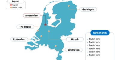 Rotterdam, Holandia mapie