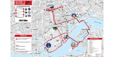 Mapa Rotterdamu, autobus 