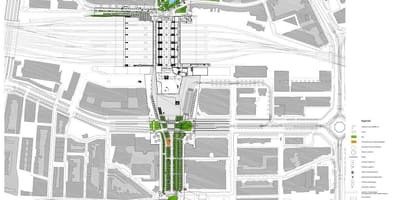 Rotterdam Central station na mapie