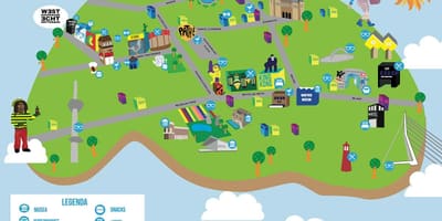 Rotterdam zabytki mapa