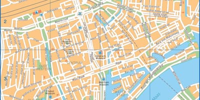 Mapa Rotterdamu, ulica 